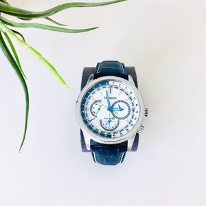 Citizen Mens Watch Eco-Drive Navy Blue Band